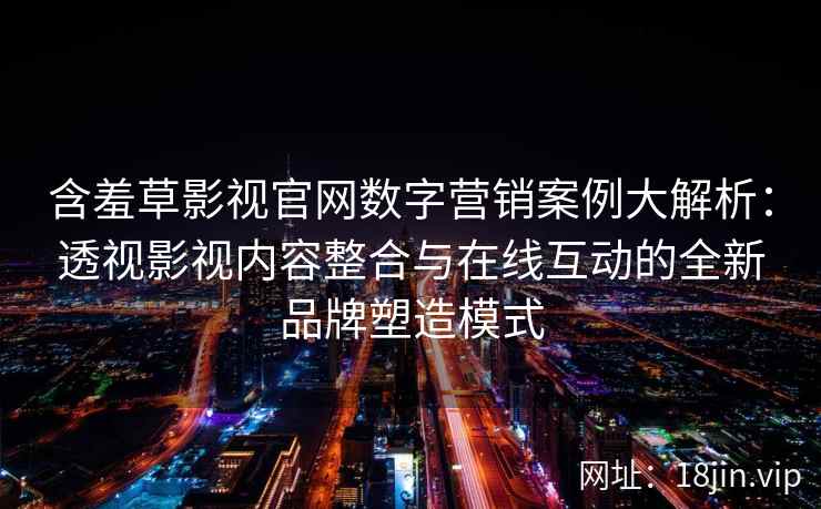 含羞草影视官网数字营销案例大解析：透视影视内容整合与在线互动的全新品牌塑造模式