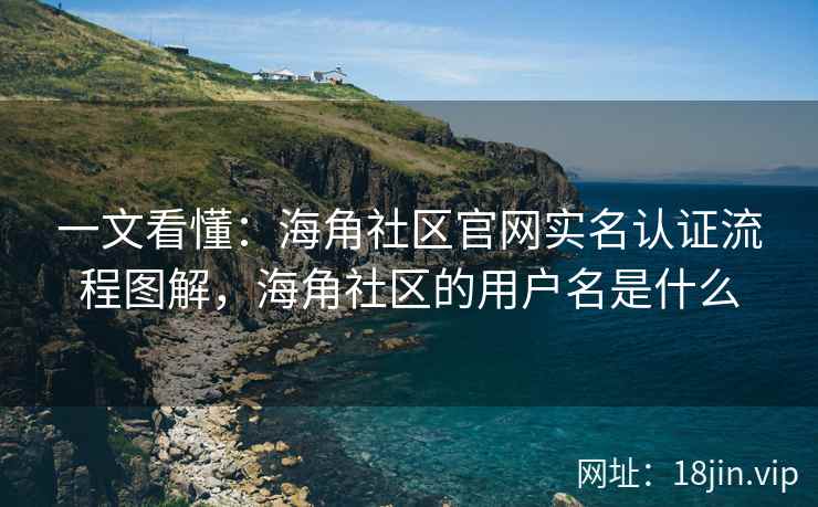 一文看懂：海角社区官网实名认证流程图解，海角社区的用户名是什么
